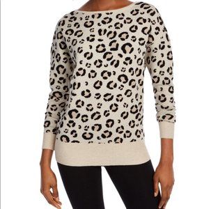 Leapord Print Sweater Maison Jules